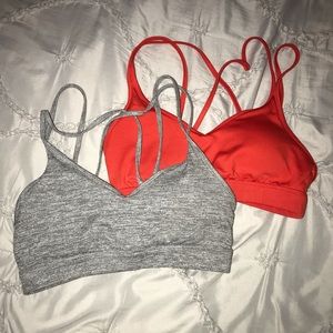 Strappy sports bra bundle